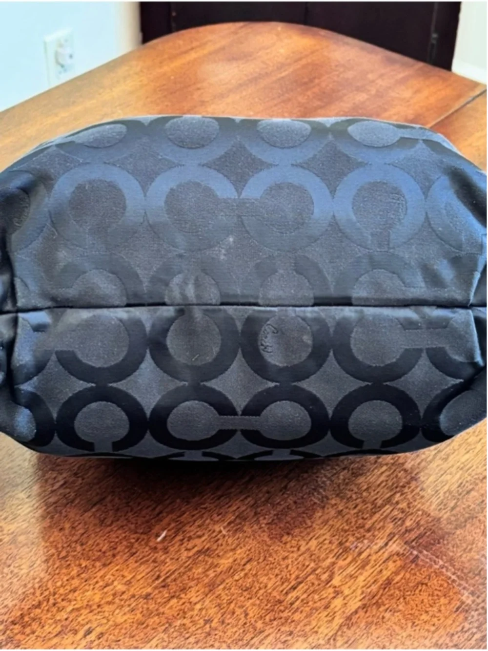 Coach black signature